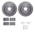 Dynamic Friction Co 6412-03003, Rotors with Ultimate Duty Performance Brake Pads includes Hardware 6412-03003